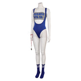 Weird Science Lisa Blue Bodysuit Sportswear 5 Piece Set Cosplay Outfits Halloween Party Suit